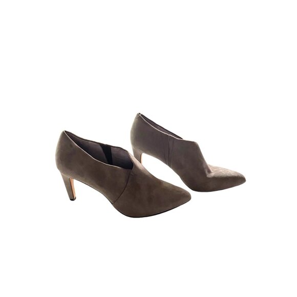 Johnston & Murphy Leather Ankle Booties Taupe Size 6.5 - Picture 2 of 12